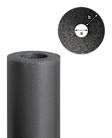 Tubular rubber insulation